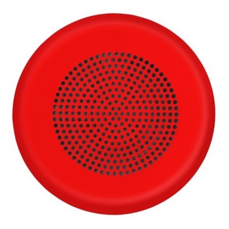ELCHRC Cooper Wheelock Eaton Eluxa Chime, Ceiling, Red, Indoor