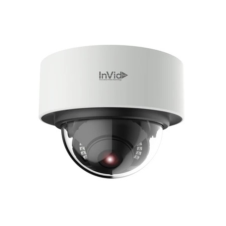 ELEVI-C5DRXIR28N InVid Tech 2.8mm 5MP Outdoor IR Day/Night WDR Dome HD-TVI/HD-CVI/AHD Security Camera 12VDC