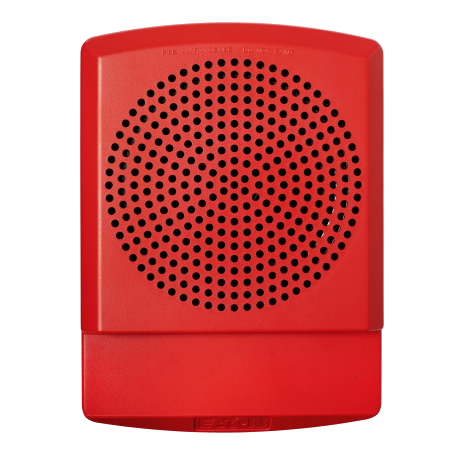 ELFHNR Cooper Wheelock Eaton Eluxa Low Frequency Sounder, Wall, Red, FIRE, 24V Indoor