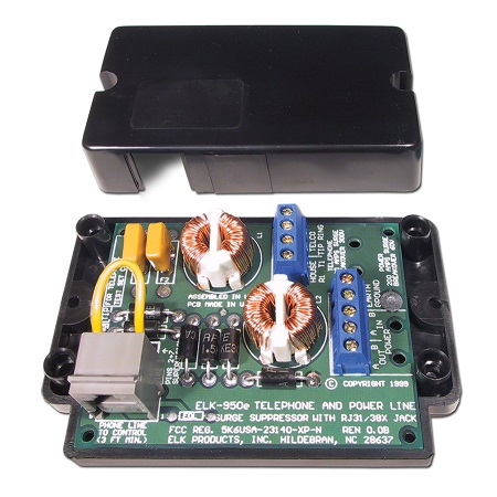ELK-950 ELK Telephone & Low Voltage Power Line Surge Suppressor