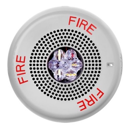 ELSPSTWC-8W Cooper Wheelock Eluxa 8w Speaker Strobe Fire - White Ceiling