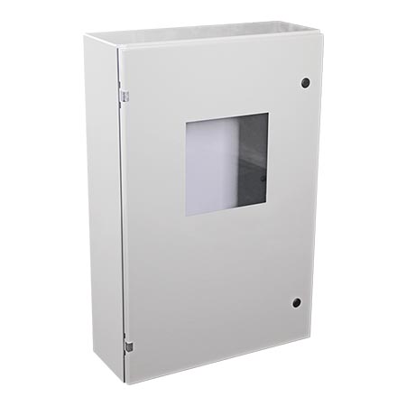 EM362408W STI UL Listed 36" H x 24" W x 8" D Metal Electrical Enclosure with Window