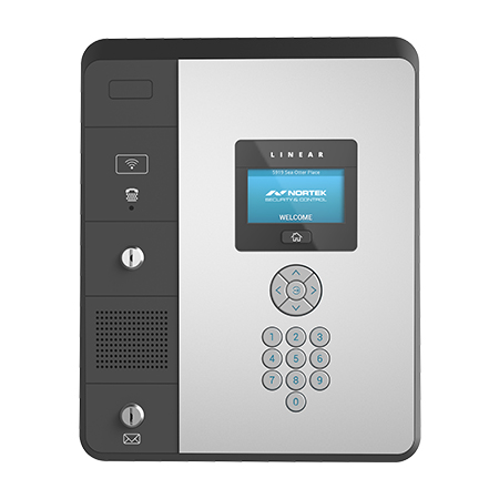 EP-436 Linear Entry Pro Indoor/Outdoor Networked Up to 36 Doors Telephone Entry System and Access System with 4.3" Display in Weatherproof Housing