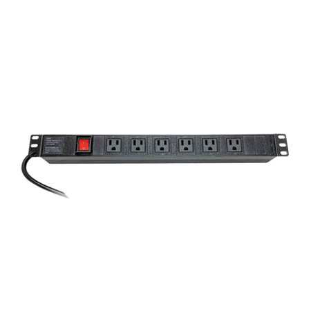 ERENPS6 VMP 1U 6 Outlet Power Strip