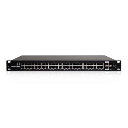 ES-48-500W Ubiquiti EdgeSwitch PoE+ 48 (500W) Layer 2/3, PoE+ Switch
