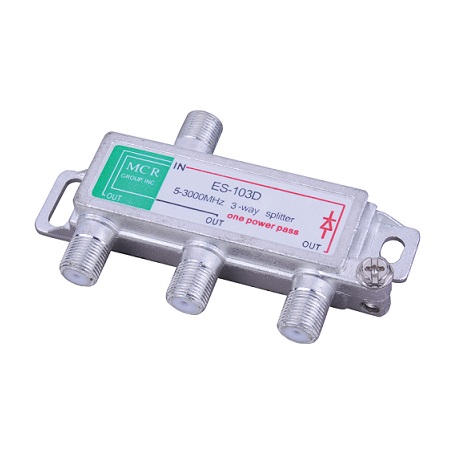 Vanco 4-Way 3 GHz Digital Satellite Splitter