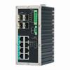 Show product details for ESMGS8-P4-B KBC Networks 8 Gigabit PoE Ports + 4 SFP Ports 240W Total Budget Industrial Managed DIN Rail Mount PoE Switch