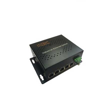 ESULH4-L1-W KBC Networks 4 PoE Ports + 1 Ethernet Port Industrial Unmanaged Wall Mount PoE Switch
