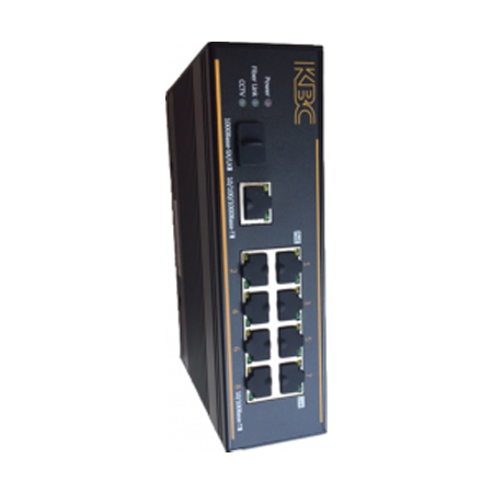 ESULS8-EG1-P1 KBC Networks Industrial Ethernet Switch with PoE+ 10 ports: 8 PoE+ ports