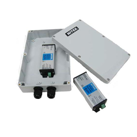 ET1551UW Nitek Outdoor IP Cameras over 2 pr UTP Transmitter with PoE
