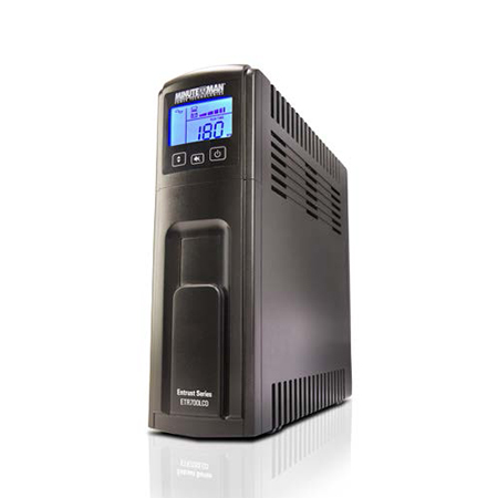 [DISCONTINUED] ETR550LCD Minuteman 550 VA Line Interactive UPS with 8 Outlets