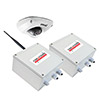 Show product details for EV-5815HPT VideoComm Technologies 2.8mm 30FPS @ 1080p Outdoor WDR Mini Dome Elevator IP Security Camera Wireless Kit with 1 x Transmitter and 1 x Receiver