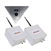 Show product details for EV-L1R2409 VideoComm Technologies 2.8mm 650TVL Outdoor Corner Mount Elevator Analog Camera Wireless Kit with 1 x Transmitter and 1 x Receiver
