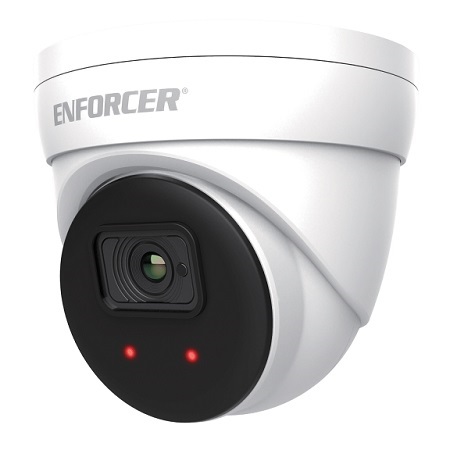 EV-N2806-2W4WQ Seco-Larm 2.8mm 30FPS @ 8MP Outdoor IR Day/Night WDR Turret IP Security Camera 12VDC/PoE