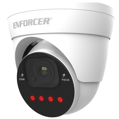 EV-Y2501-AMWWQ Seco-Larm HD 5MP 2.8~12 mm Varifocal Turret Camera