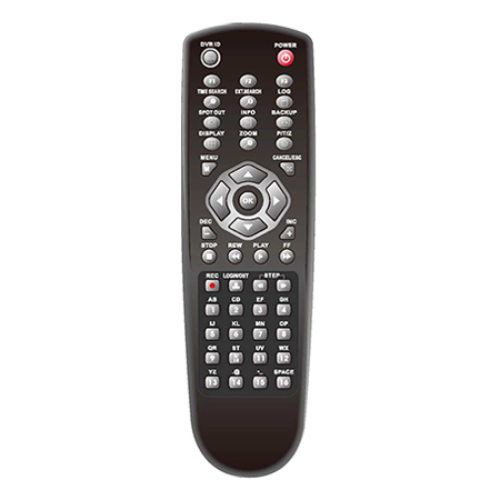 EV2-IRRemote Nuvico Replacement IR Remote Control for EV2 Series DVRs