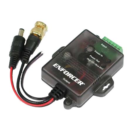 EVT-PB1-L05Q Seco-Larm Passive Video Power Data Balun w/ Voltage Converter