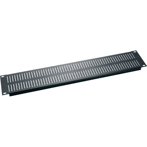 EVTA-1 Middle Atlantic 1 Space (1 3/4 Inch) Vent Panels, Vertical Slots, Black Brushed Finish