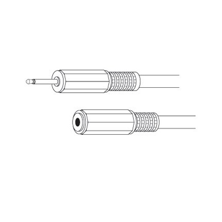 EXC25 Vanco Cable 3.5mm Mono Plug 25ft