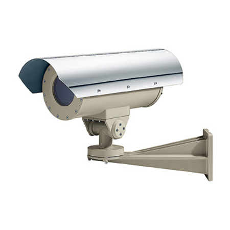 EXHC203R Videotec Housing RAL7032 triple heater 230Vac -40°C/50°C (-40°F/122°F)