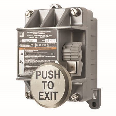 EXP-1 Alarm Controls Explosion Proof Momentary Push to Exit Station