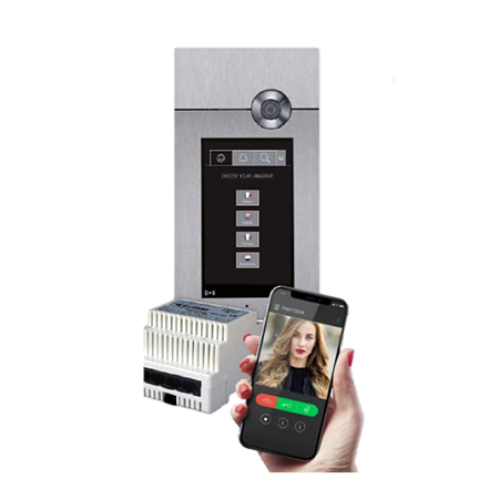 EZ-316MUG Comelit 316 Series Touch Entrance Panel Kit with Multi-user Gateway and Power Supply