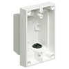 Show product details for F22-50 Arlington Industries 1-Gang Outlet Box Retro White - Pack of 50