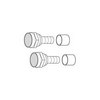 Show product details for F59X Vanco Connector F RG59 Crimp-On Nickel