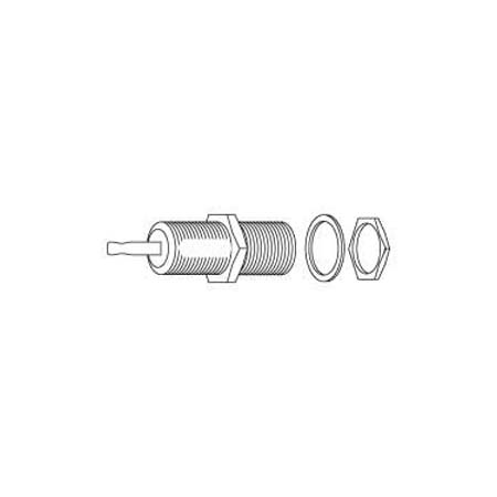 F61X Vanco Adapter Chassis Mount F Jack