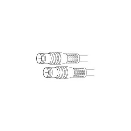 F6X Vanco Cable F-F Pushon Gold 6ft Black