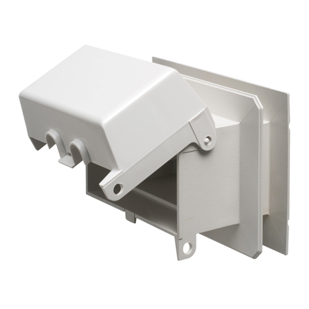 F8091H Arlington Industries Horizontal Box - White