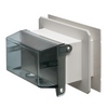 Show product details for F8091HC Arlington Industries Horizontal Box - Clear