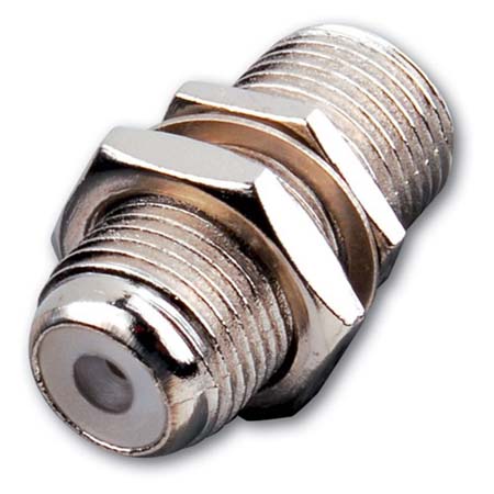 F811G Vanco Adapter Double Female F Connector 1GHz Nickel