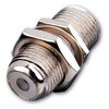 F812GX Vanco Adapter Double Female F Connector 2 GHz Nickel Blue