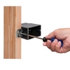 Show product details for FA101H-25 Arlington Industries Horizontal Screw Mount - Pack of 25