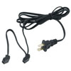 Show product details for FANCORD-2X1 Middle Atlantic Fan Power Cord for 2 Fans, with 1 Plug, 6 FT