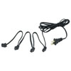 Show product details for FANCORD-4X1 Middle Atlantic Fan Power Cord for 4 Fans, with 1 Plug, 6 FT