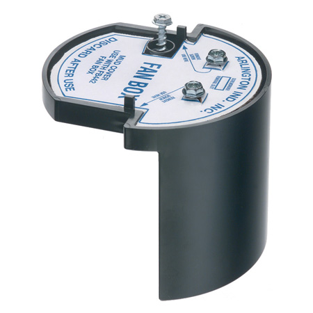 FB443-25 Arlington Industries Screw-On L-Shaped Fan and Fixture Box 17.96 Cubic Inches - Pack of 25