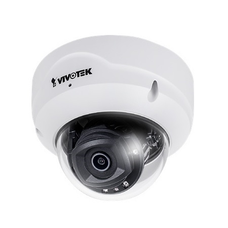 FD639-1Y Vivotek VORTEX Essential Series 2.8mm 30FPS @ 1080p Outdoor IR Day/Night WDR Dome IP Security Camera PoE - Includes 1 Year Standard License