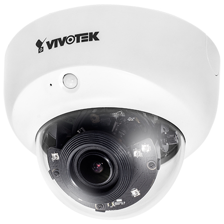 [DISCONTINUED] FD8167-T Vivotek 2.8-12mm Varifocal 2MP 1920x1080 Indoor IR Day/Night WDR Dome IP Security Camera 12VDC/PoE