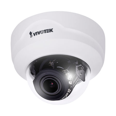 [DISCONTINUED] FD8167A-B Vivotek 2.8~12mm Varifocal 30FPS @ 1920 x 1080 Indoor IR Day/Night WDR Dome IP Security Camera PoE - Black