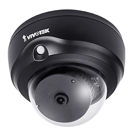 [DISCONTINUED] FD8182-F1-B Vivotek 1.96mm 15FPS @ 5MP Indoor Dome IP Security Camera 12VDC/PoE - Black