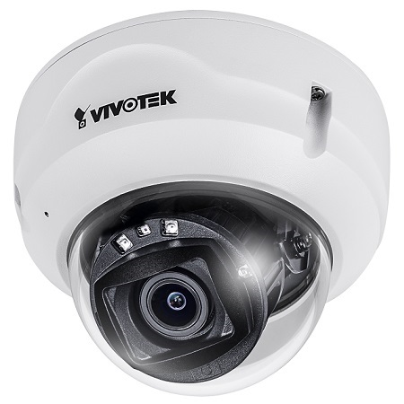 FD839-EHTV-90-1Y Vivotek VORTEX Essential Series 2.8~10mm Varifocal 15FPS @ 5MP Outdoor IR Day/Night WDR Dome IP Security Camera PoE - Includes 90 Day Onboard and 1 Year Standard License