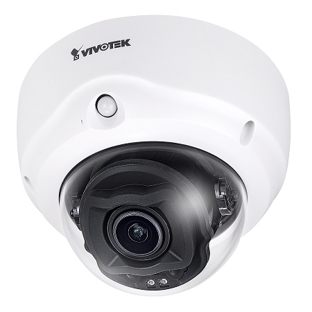 FD9187-HT-A Vivotek 2.7~13.5mm Motorized 30FPS @ 5MP Indoor IR Day/Night WDR Dome IP Security Camera 12VDC/24VAC/PoE