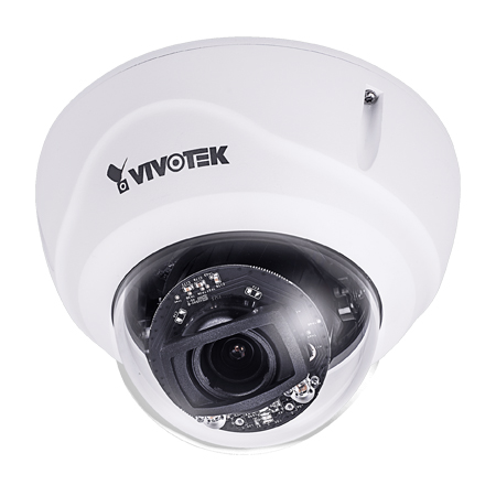 [DISCONTINUED] FD9367-HTV Vivotek 2.8~12mm Varifocal 30FPS @ 1080p Indoor/Outdoor IR Day/Night WDR Dome IP Security Camera 12VDC/POE