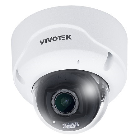FD939-EHTV-1Y Vivotek VORTEX Essential Series 4.3~9.8mm Varofical 15FPS @ 8MP Outdoor IR Day/Night WDR Dome IP Security Camera PoE - Includes 1 Year xPro License