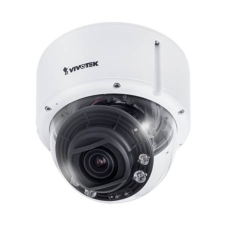 [DISCONTINUED] FD9392-EHTV-O Vivotek 3.9~10mm Motorized 30FPS @ 8MP Outdoor IR Day/Night Dome IP Security Camera 12VDC/24VAC/PoE