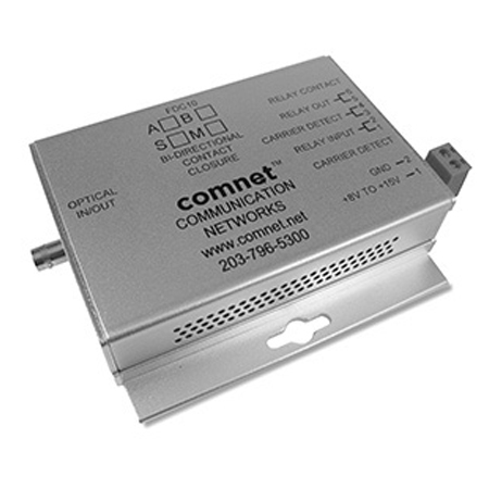 FDC10S1A Comnet Bi-directional Contact Closure Transceiver SM 1 Fiber