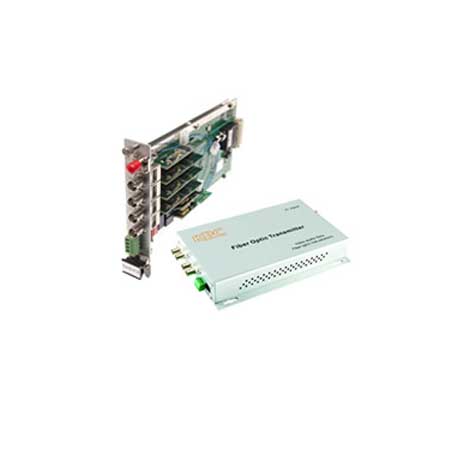 FDVA2-DB2-S2R-WSA KBC Networks Dual point-to-point simplex video receiver duplex data 2 fibers 1310/1550nm single mode 15dB optical loss budget Desktop/wall-mount ST connector US power plug