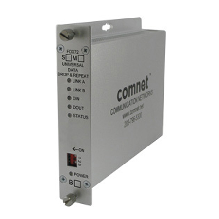 FDX72M1 Comnet Universal Data Drop & Repeat, 1 Fiber, MM